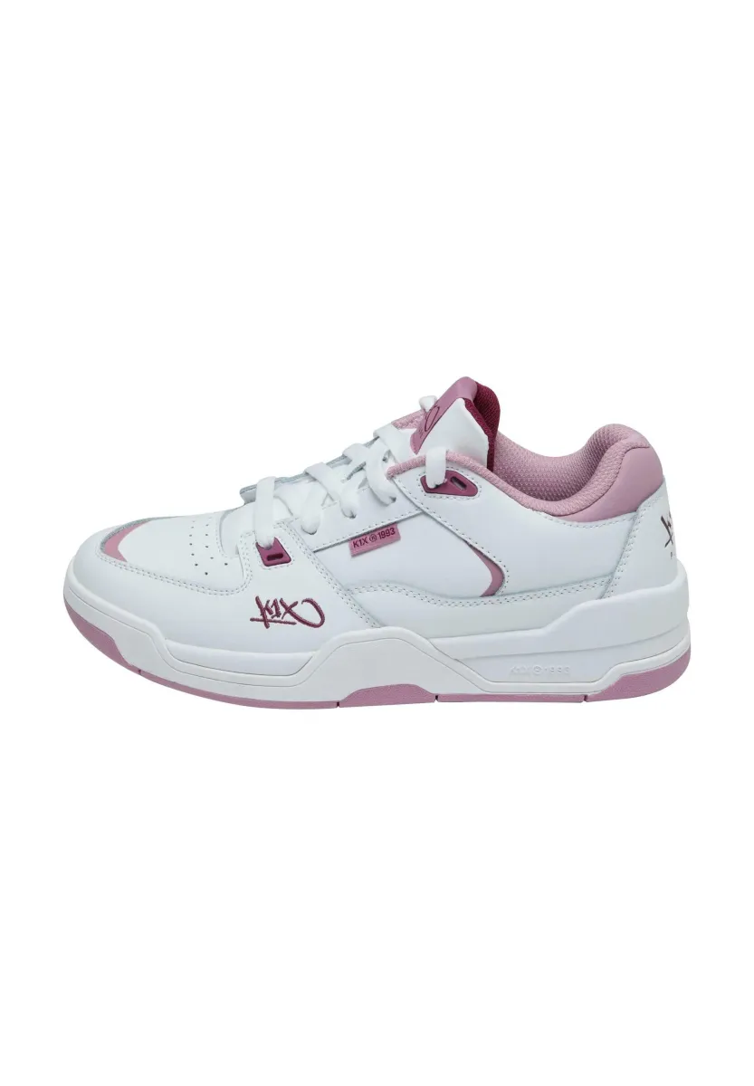 GLIDE - Sneaker low - white darkberry