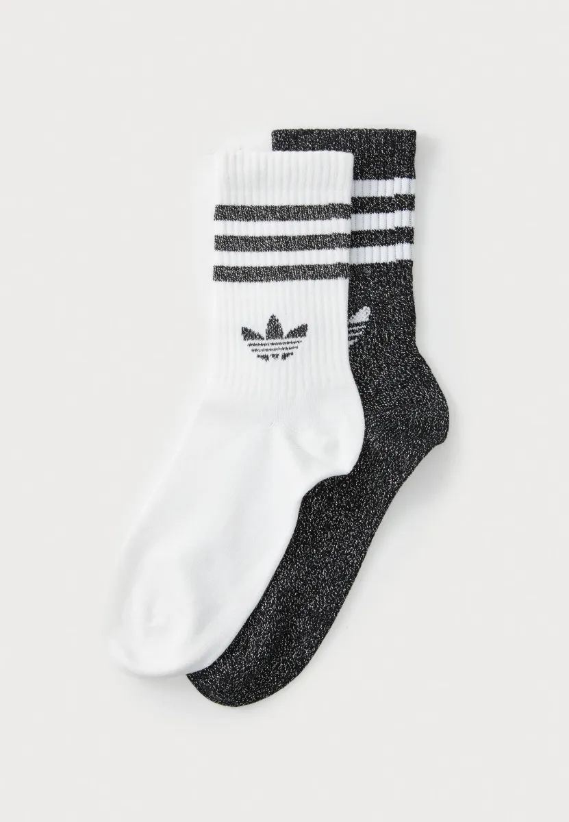 GLITTER 2 PACK - Socken - black/white