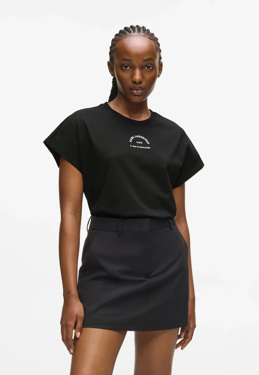 GLITTER - T-Shirt basic - black