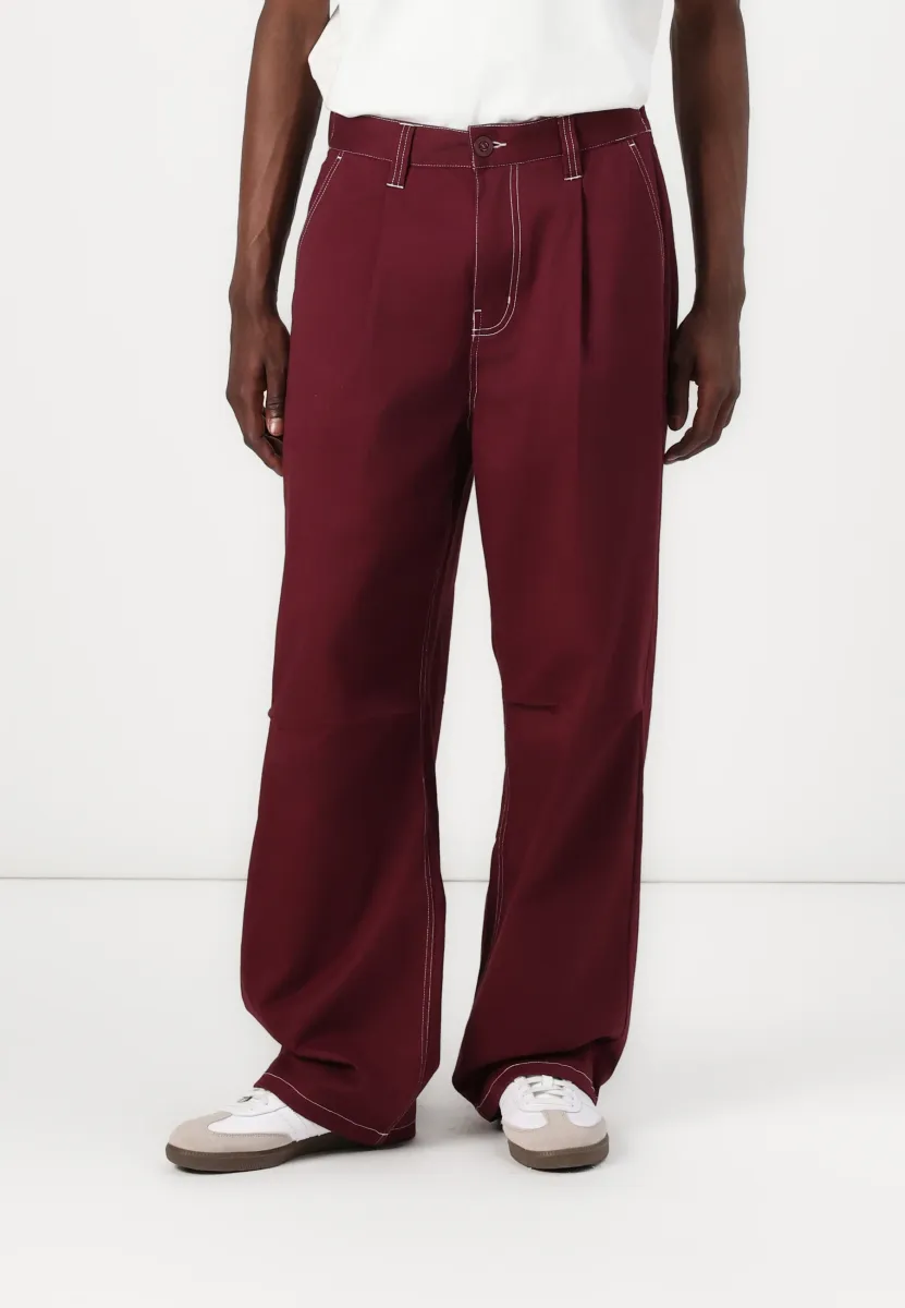 GLOBAL BAGGY PANT - Jeans Relaxed Fit - port