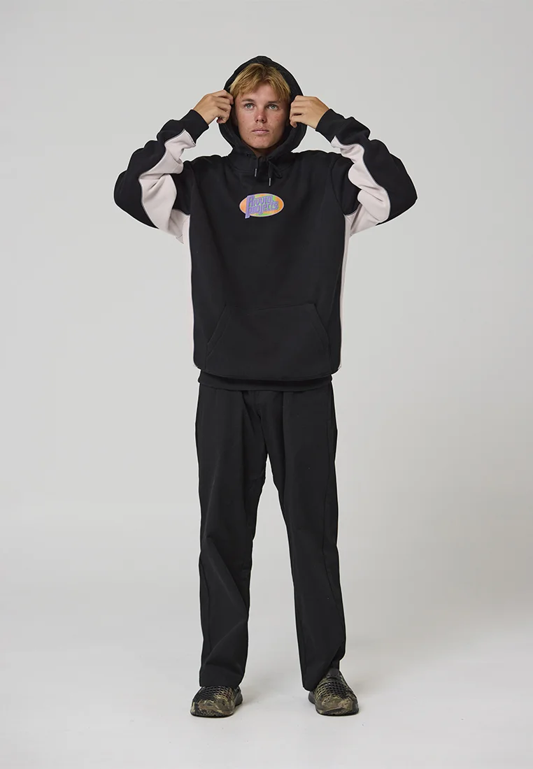 GLOBAL DISCOVERY HOOD - Kapuzenpullover - black/bone