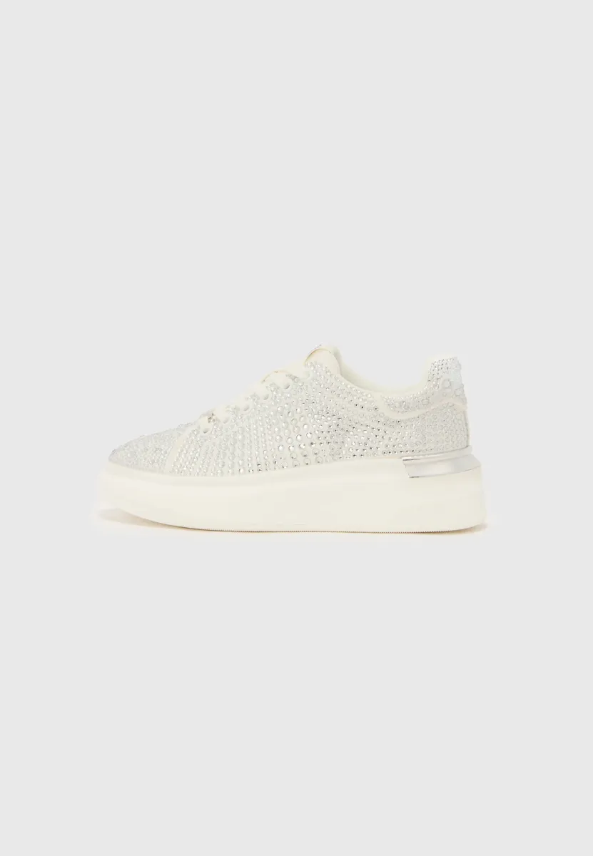 GLOBES - Sneaker low - white/silver-coloured