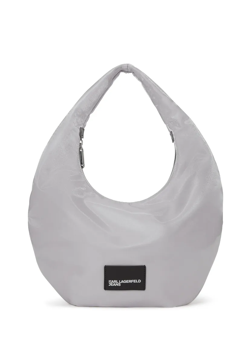 GLOSSY - Handtasche - silver