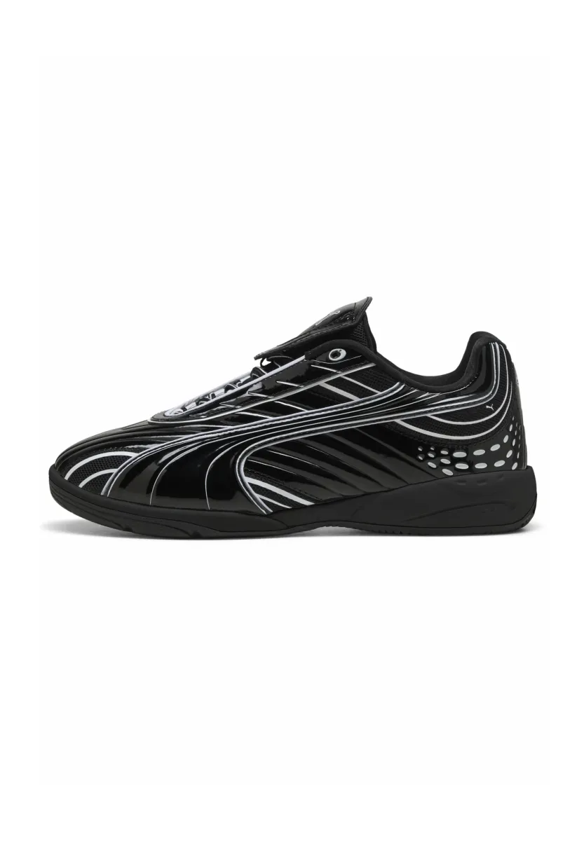 GLOSSY SNEAKERS - Sneaker low - black