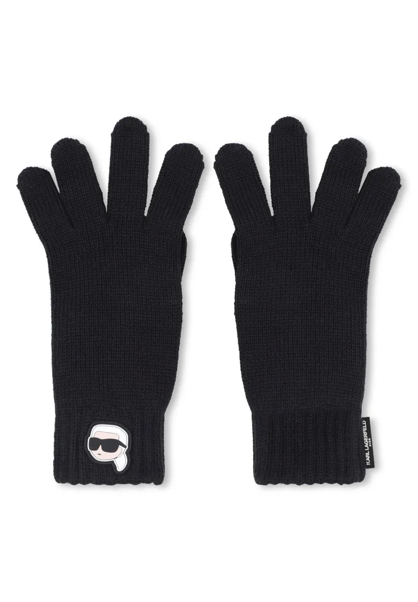 GLOVES - Fingerhandschuh - black