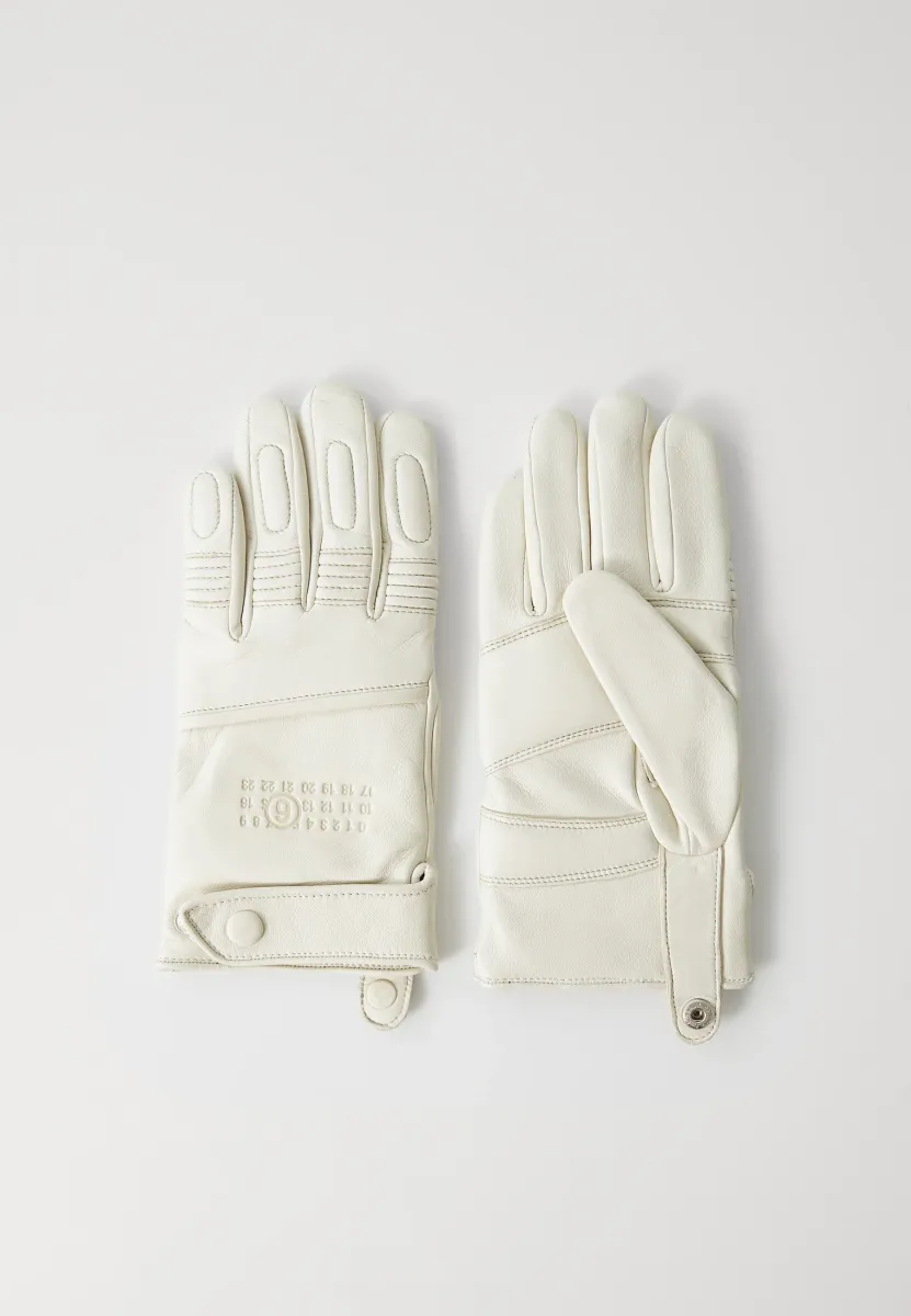 GLOVES - Fingerhandschuh - white