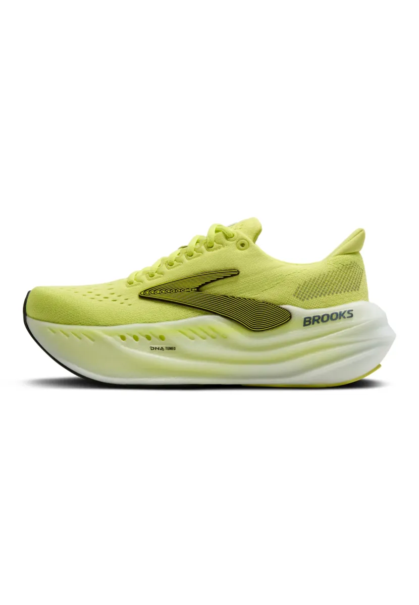 GLYCERIN MAX - Laufschuh Straße - sunny lime black white