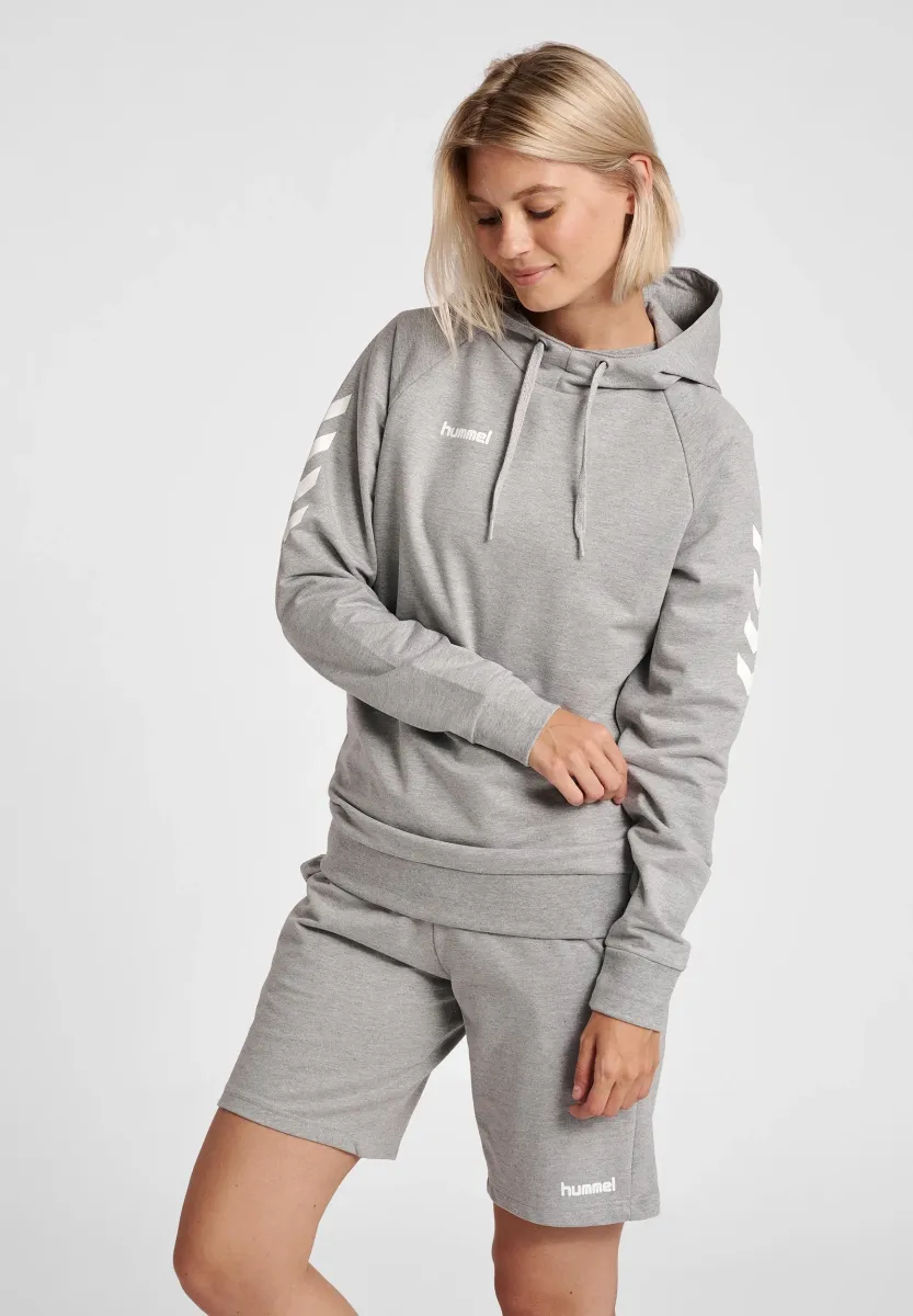 GO HOODIE WOMAN - Kapuzenpullover - grey melange