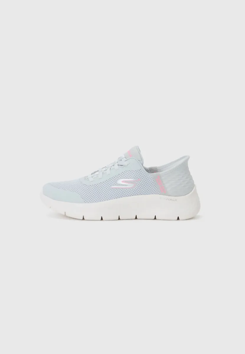 GO WALK FLEX - Sneaker low - gray/pink