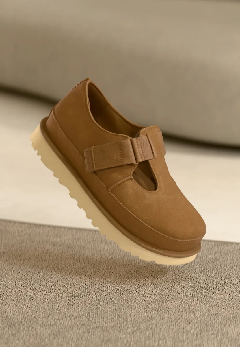 GOLDENSTAR MARY JANE - Riemchenballerina - chestnut