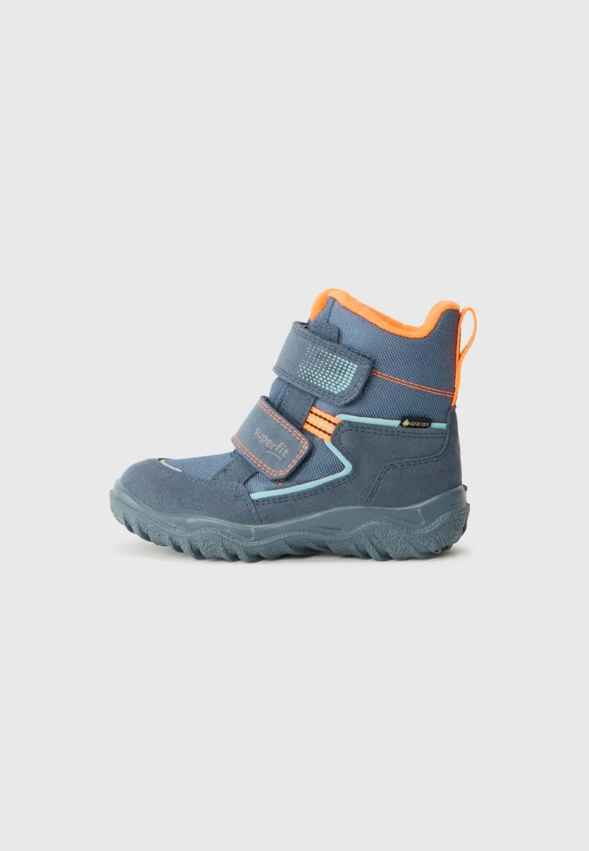 GORE-TEX HUSKY - Sneaker high - blau/orange