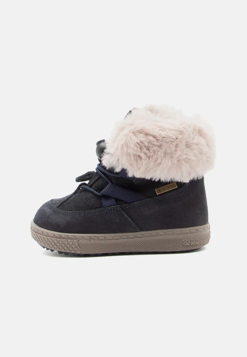 GORETEX - Schnürstiefelette - blu scuro/blu