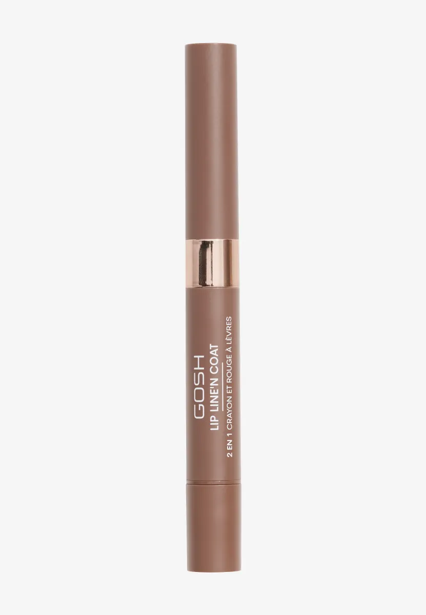 GOSH LIP LINE'N COAT - Lippenstift - brown sugar