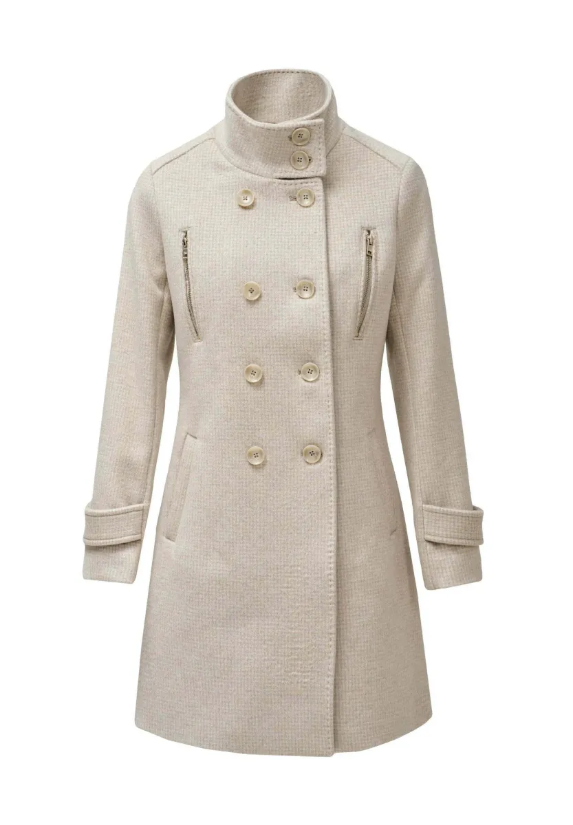 GRACE - Klassischer Mantel - beige