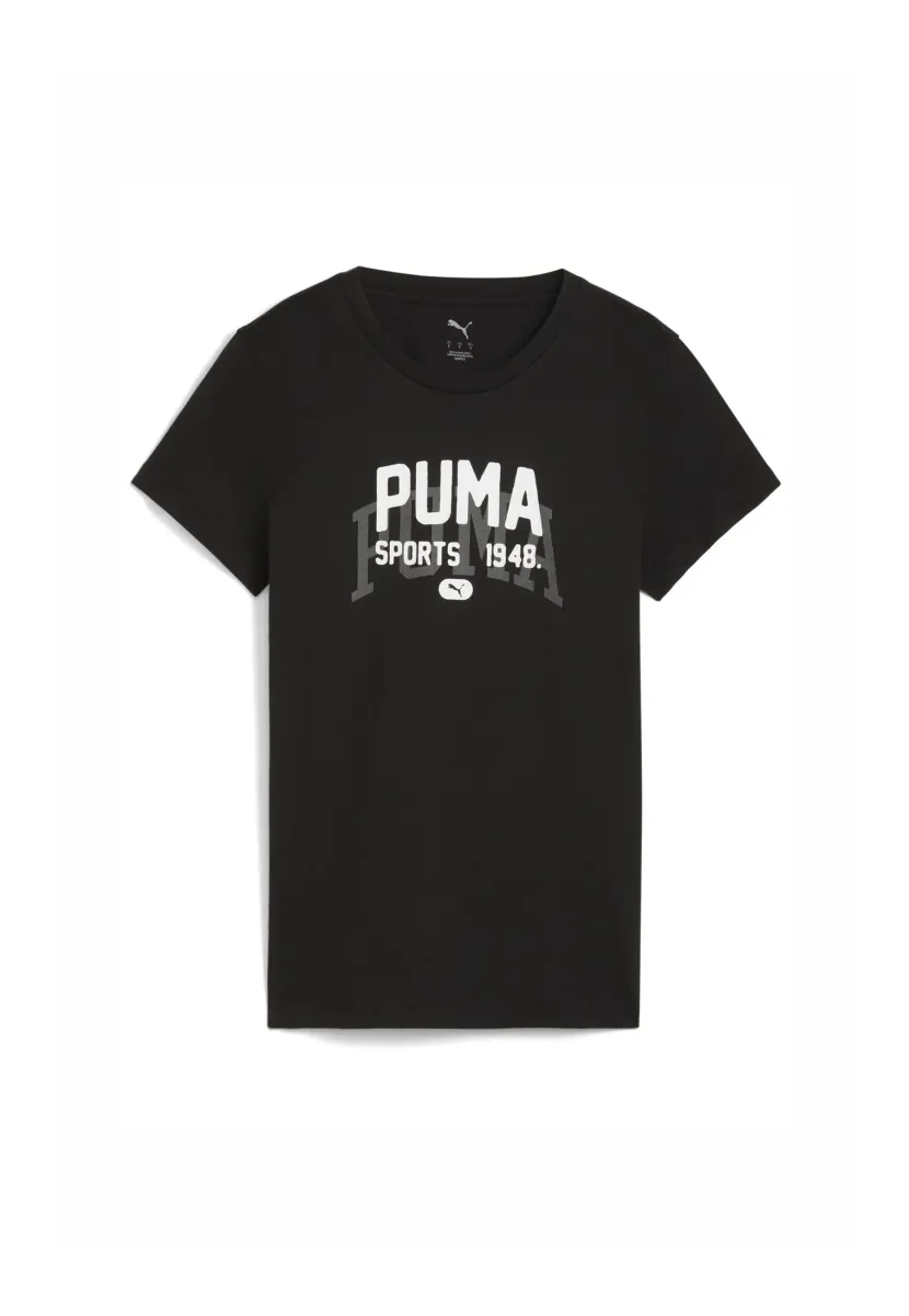 GRAFIK VARSITY - T-Shirt print - black