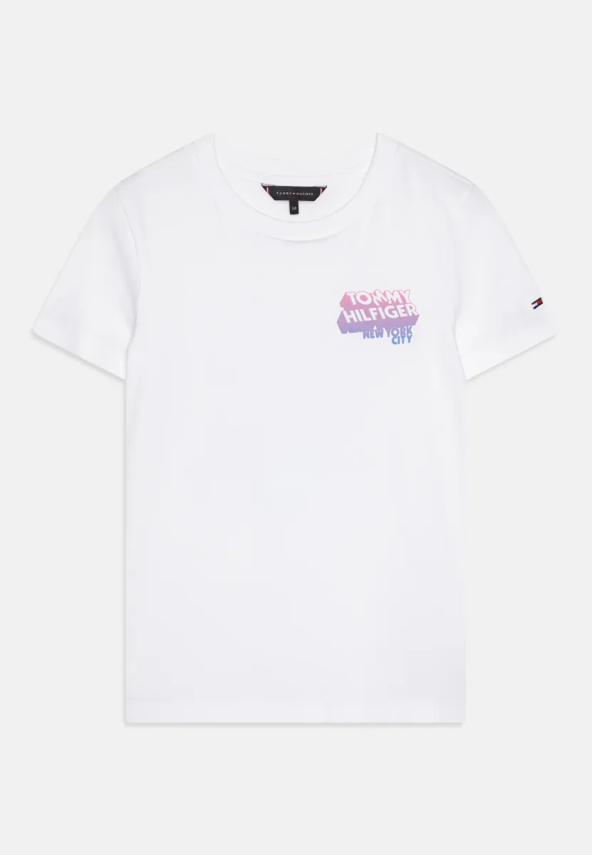 GRAFITTI RAISED PRINT UNISEX - T-Shirt print - white