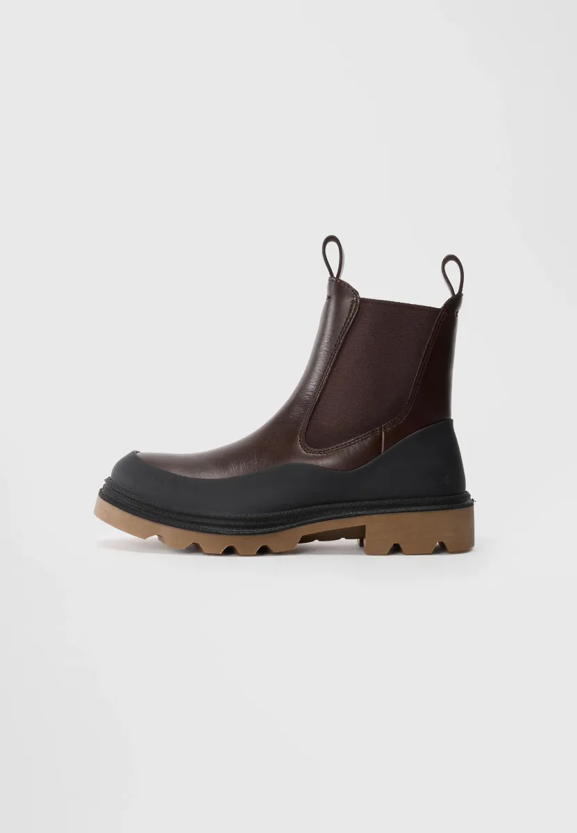 GRAINER - Stiefelette - black/cocoa brown