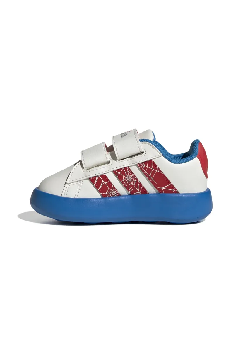 GRAND COURT SPIDER-MAN CF I - Laufschuh Straße - cloud white/pure ruby/bright blue