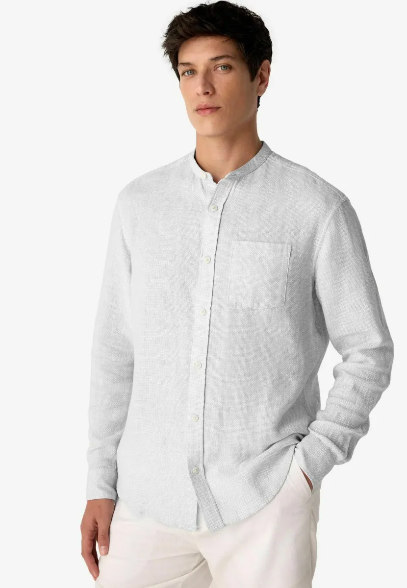 GRANDAD COLLAR FIT - Hemd - grey