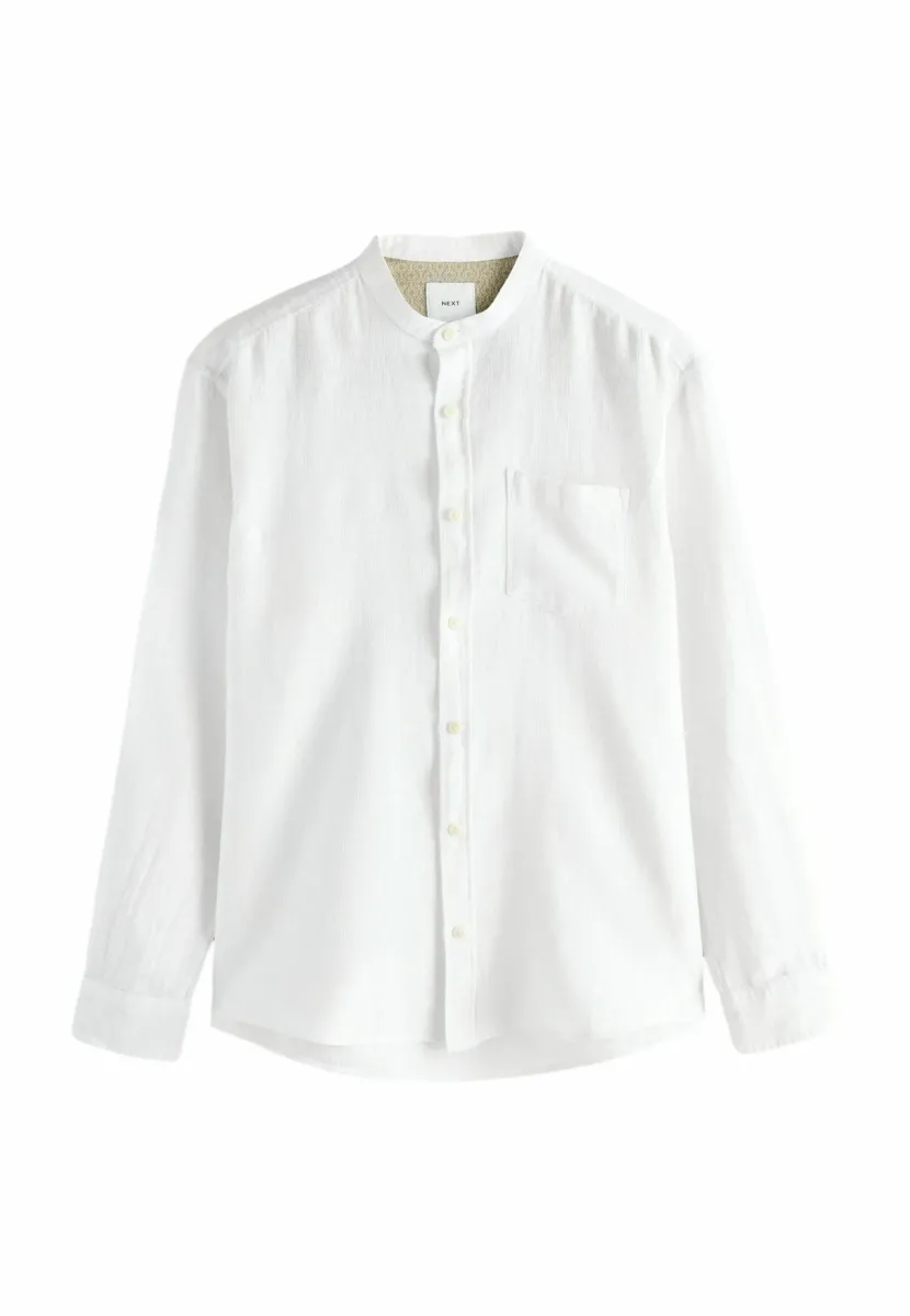 GRANDAD COLLAR FIT - Hemd - white