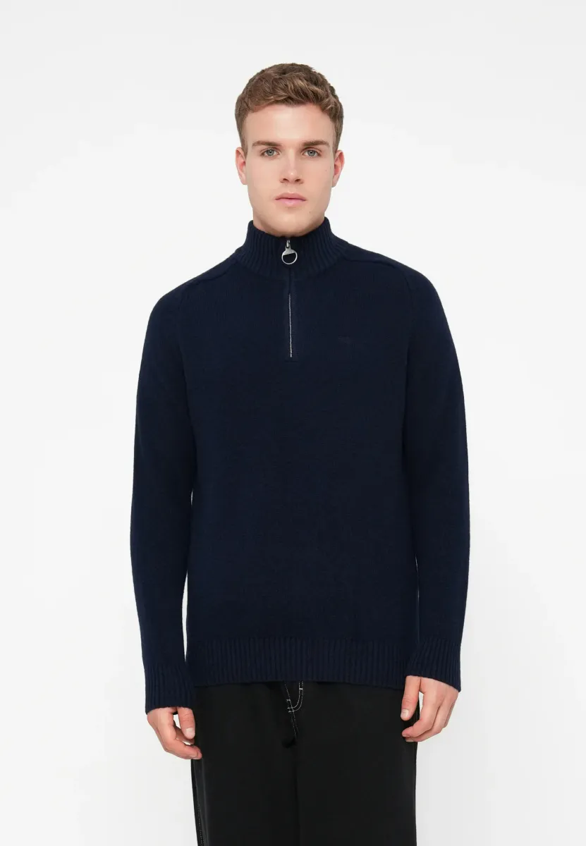 GRANGETOWN HALF ZIP JUMPER - Strickpullover - navy