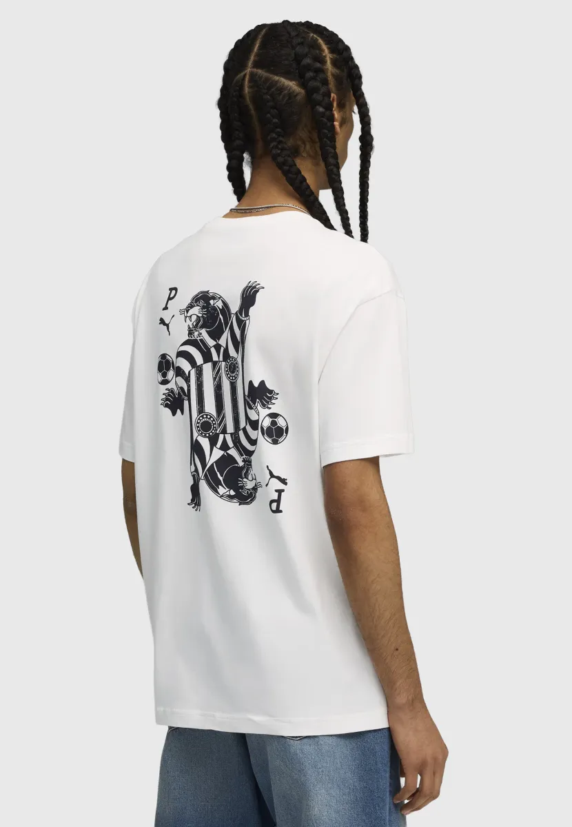 GRAPHIC CARD PLAY - T-Shirt print - white