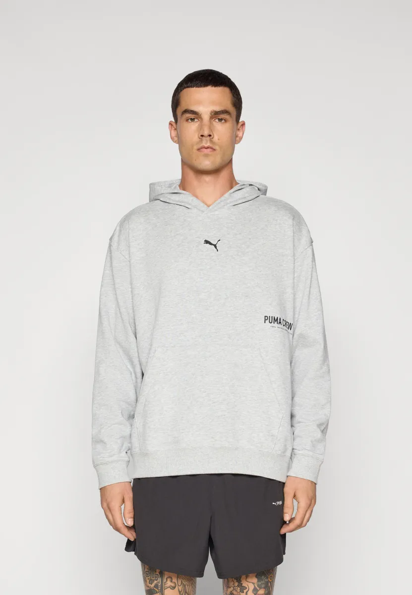 GRAPHIC HOODIE - Kapuzenpullover - light gray heather