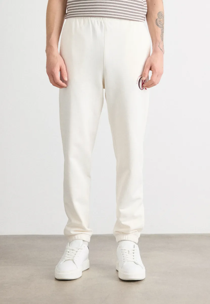 GRAPHIC - Jogginghose - white greige
