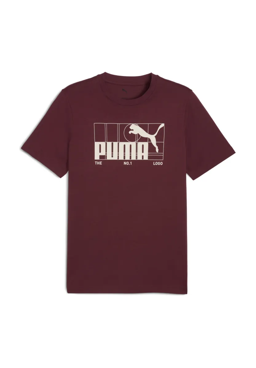 GRAPHIC LOGO - T-Shirt print - ruby shimmer