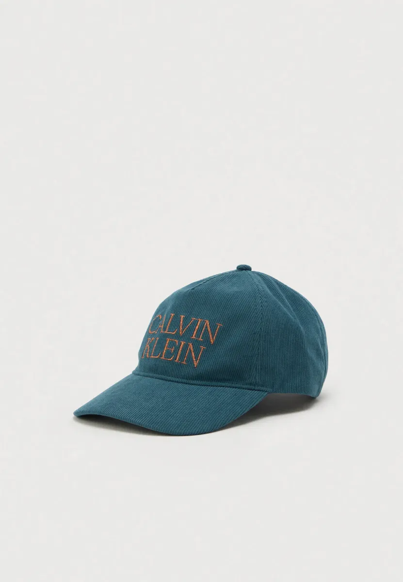 GRAPHIC PANEL - Cap - navy teal