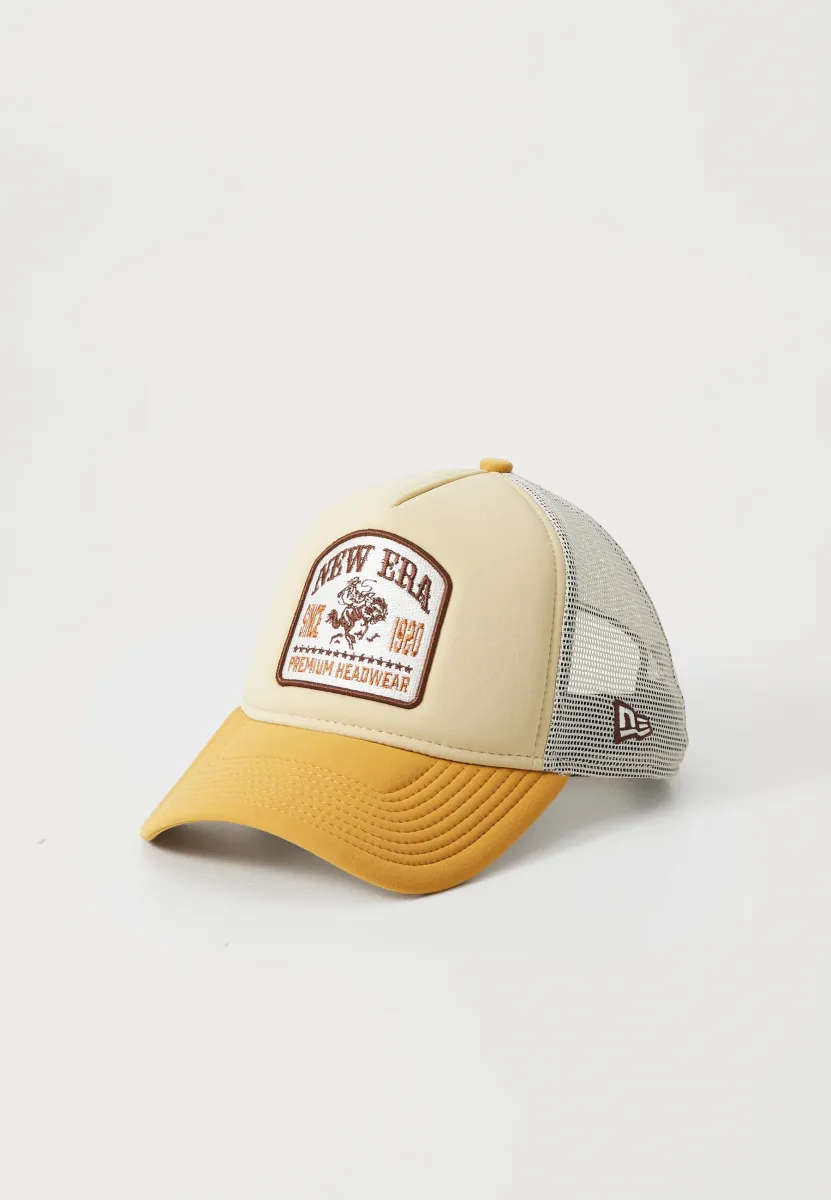 GRAPHIC PATCH TRUCKER UNISEX - Cap - beige