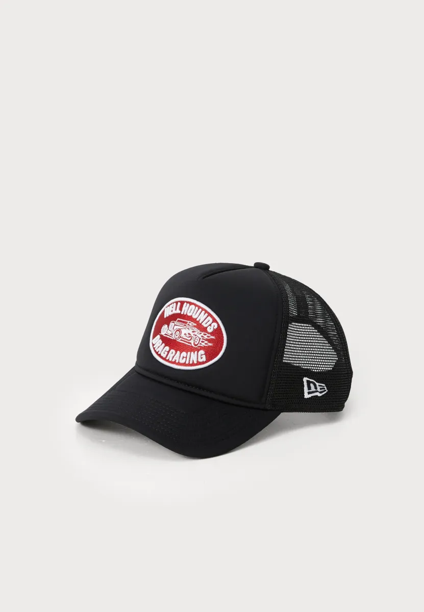 GRAPHIC PATCH TRUCKER UNISEX - Cap - black/red