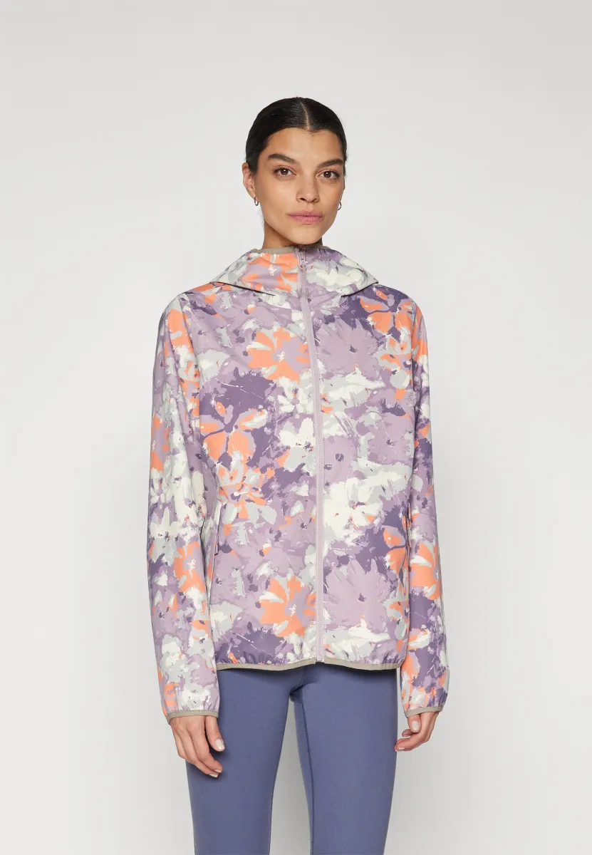 GRAPHIC RAIN JACKET - Regenjacke / wasserabweisende Jacke - purple clay