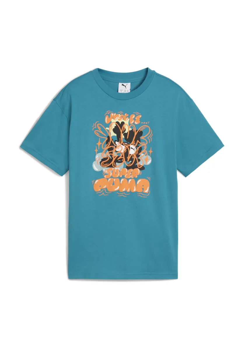GRAPHIC SUPER - T-Shirt print - tropical blue