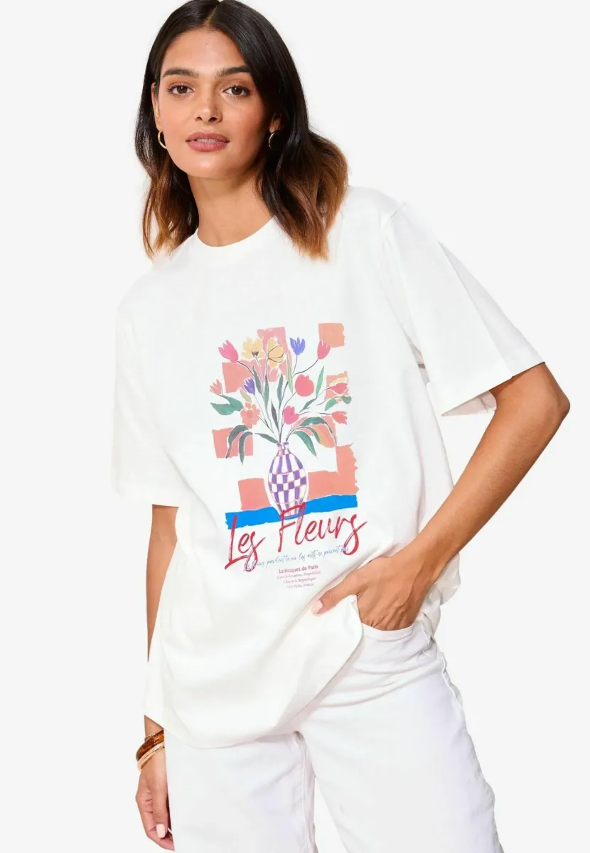 GRAPHIC - T-Shirt print - le fleurs