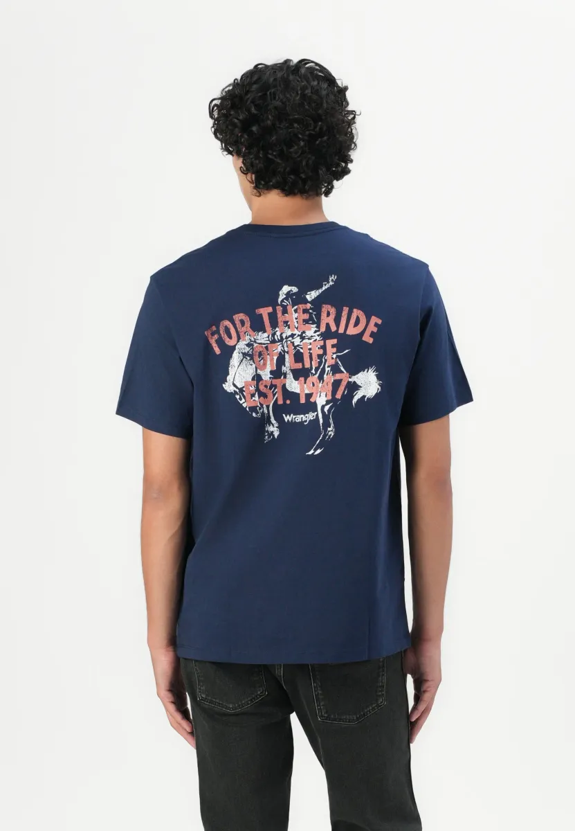 GRAPHIC TEE - T-Shirt print - black iris