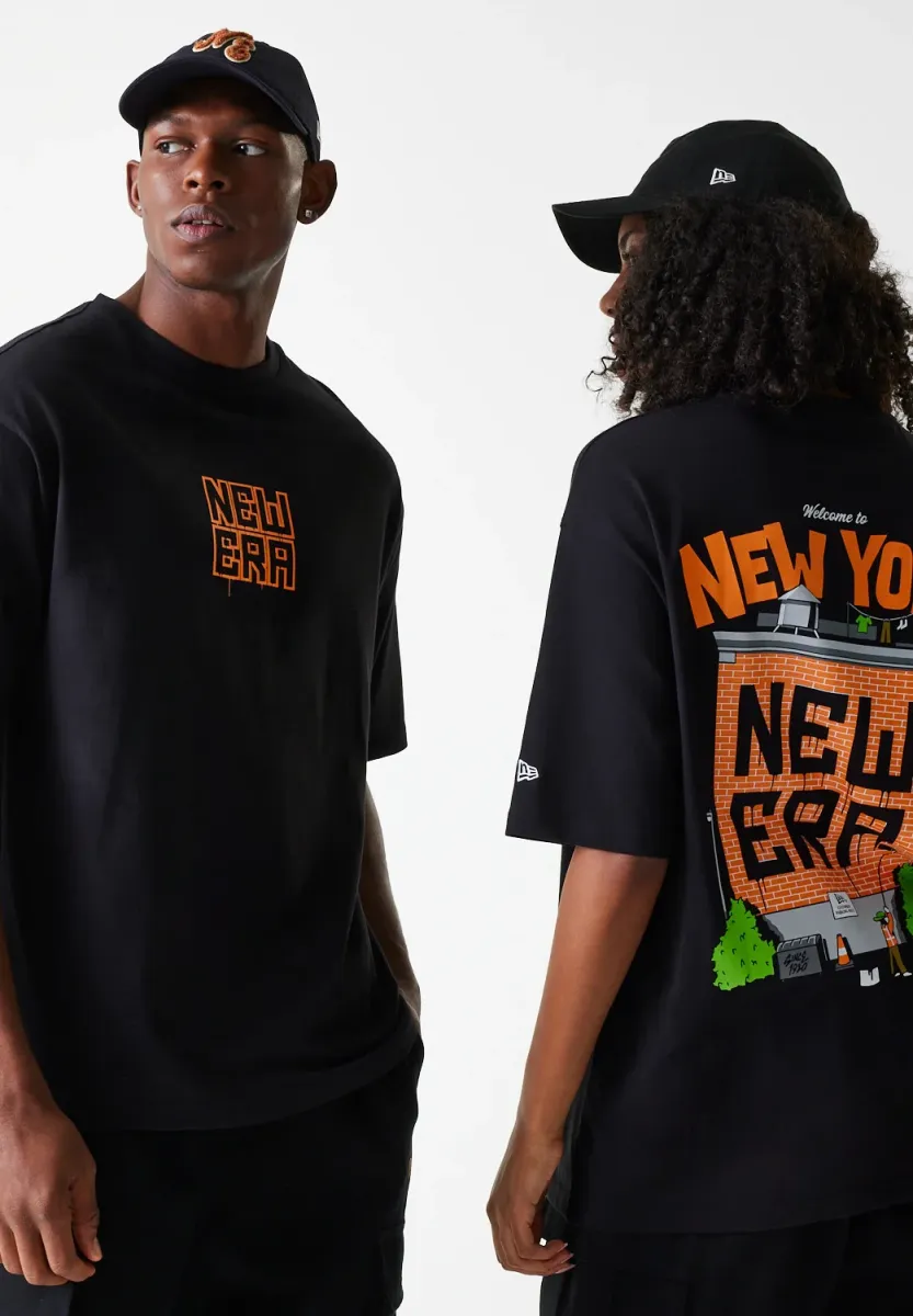 GRAPHIC TEE UNISEX - T-Shirt print - black