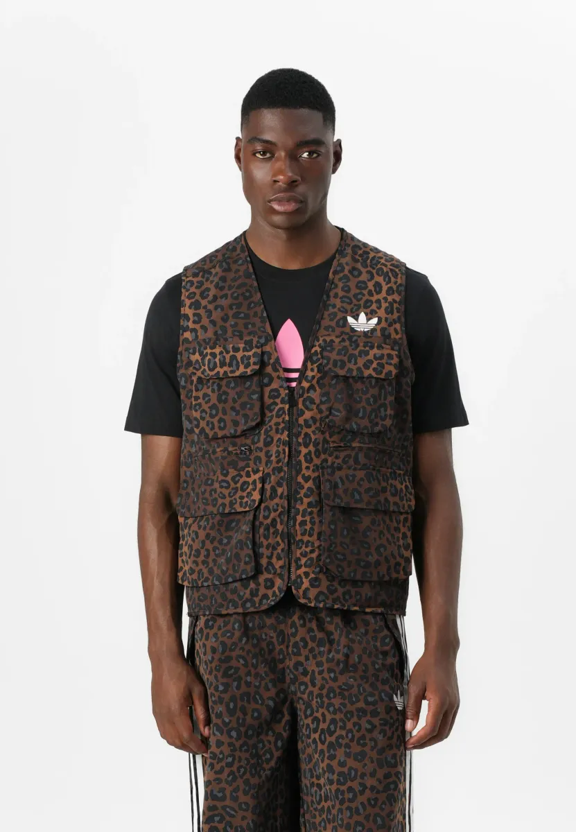 GRAPHIC UNISEX - Weste - bronze strata