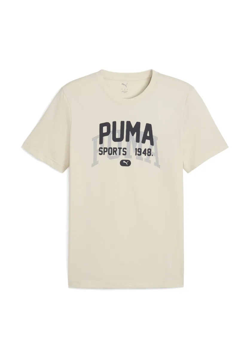 GRAPHIC VARSITY - T-Shirt print - alpine snow