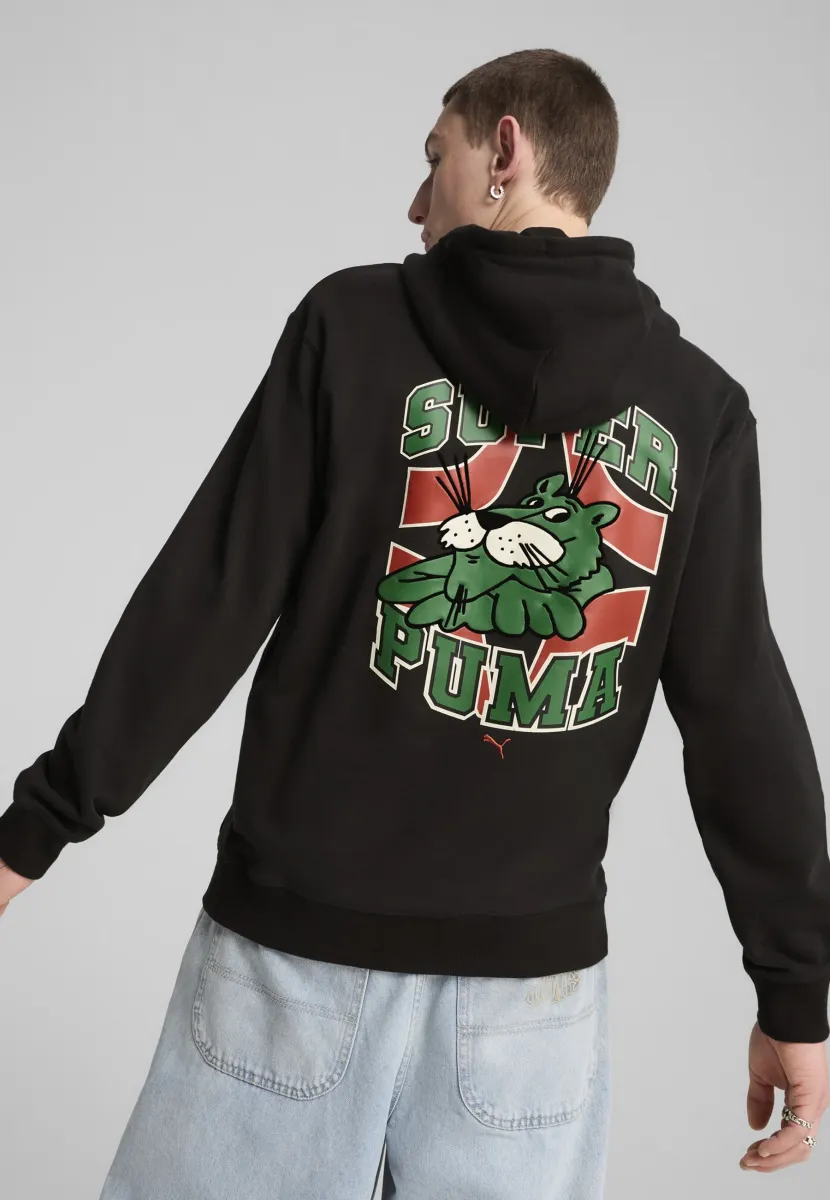 GRAPHICS SUPER  - Kapuzenpullover - black