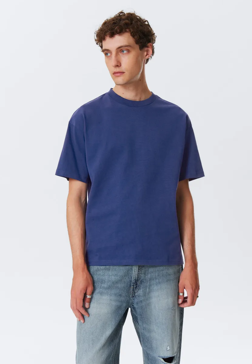 GREAT BOXY  - T-Shirt basic - navy