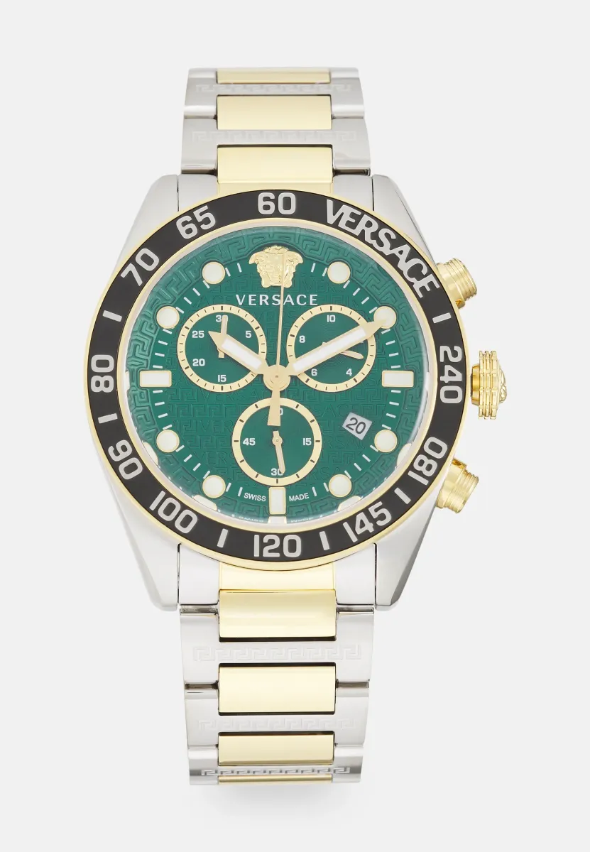 GRECA DOME CHR (WC-6K) - Chronograph - silver-colored/gold-colored/green