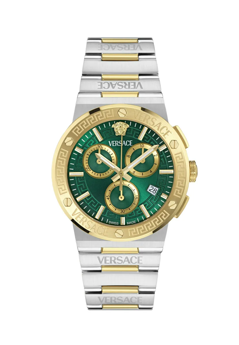 GRECA LOGO CHRONO - Chronograph - two tone