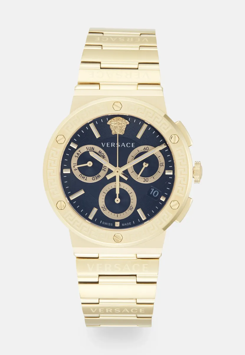 GRECA LOGO - Chronograph - gold-coloured/black