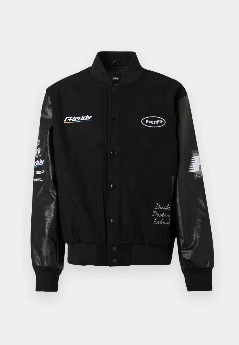 GREDDY VARSITY JACKET UNISEX - Bomberjacke - black