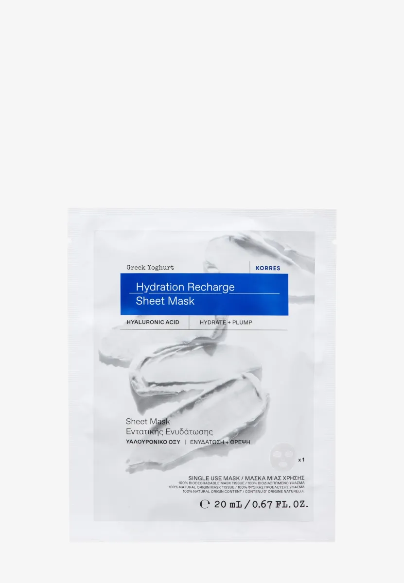 GREEK YOGHURT HYDRATION RECHARGE SHEET MASK - Gesichtsmaske