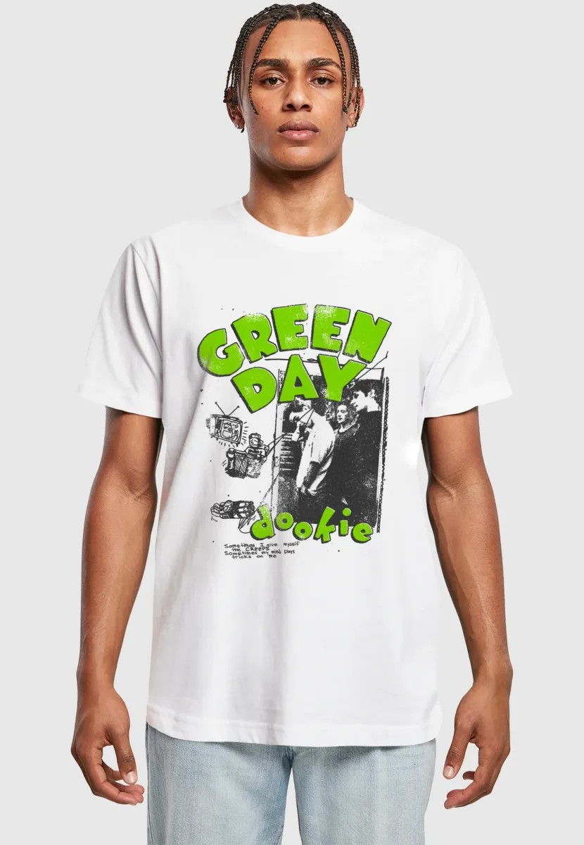 GREEN DAY DOOKIE SKETCHED UP  - T-Shirt print - white