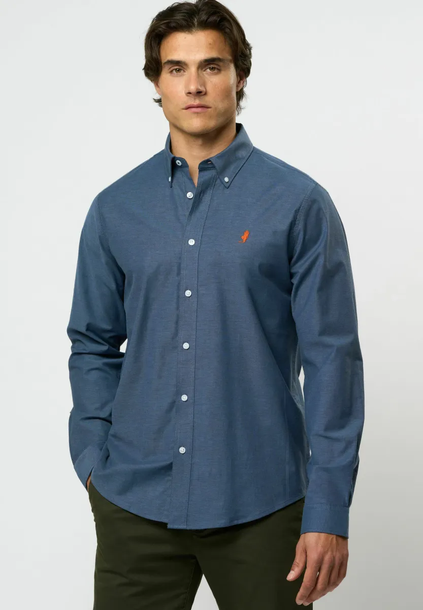 GREG REG. FIT - Hemd - dark sapphire