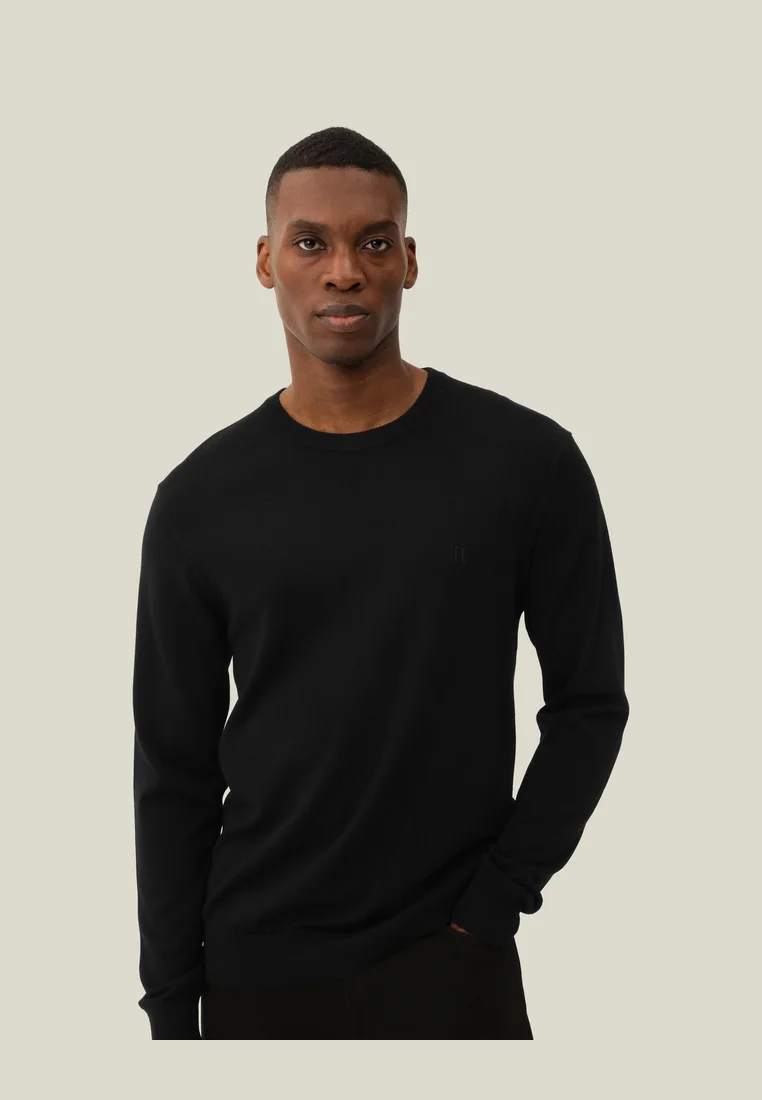 GREYSON - Strickpullover - black