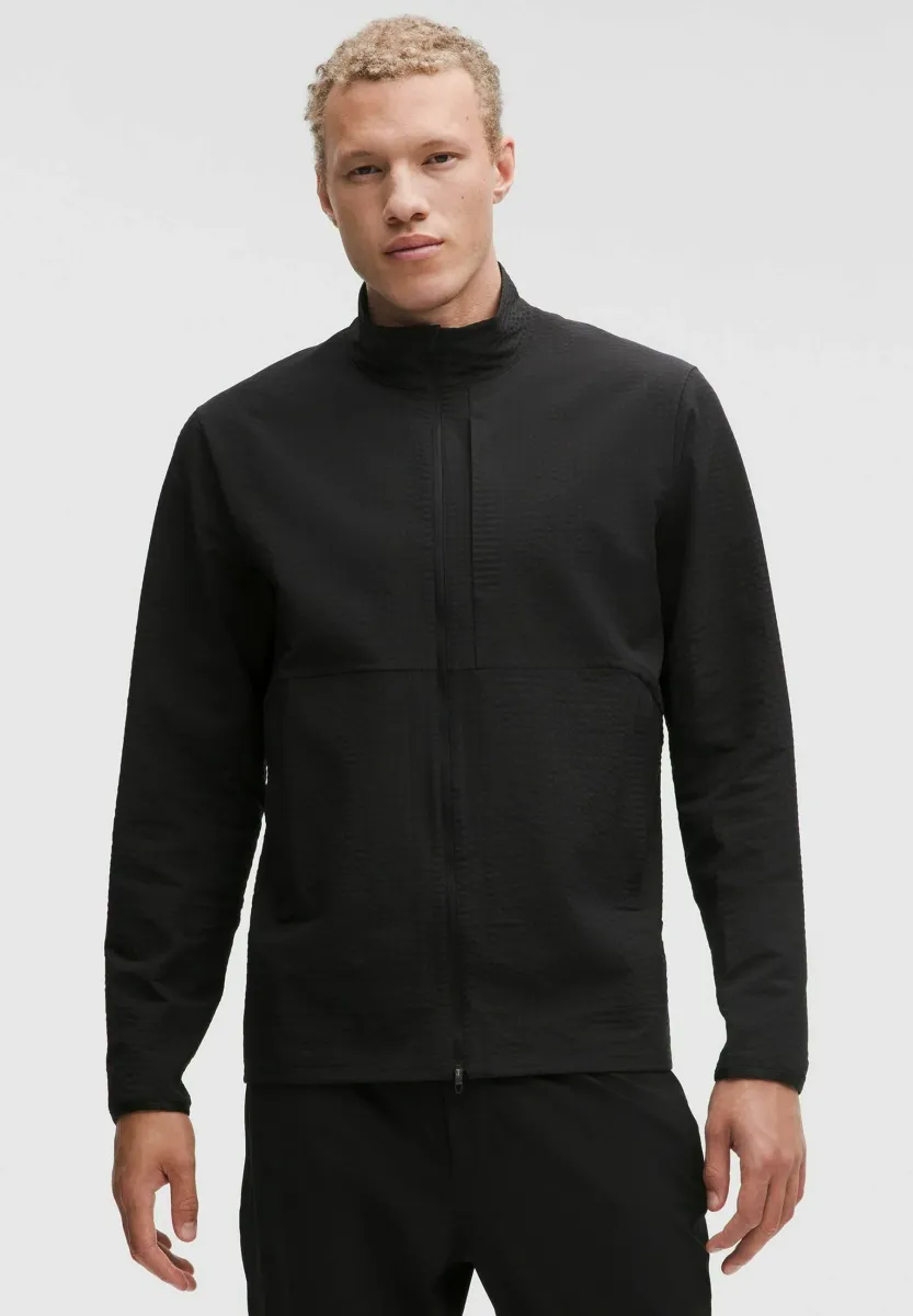 GRID FULL-ZIP - Fleecejacke - black